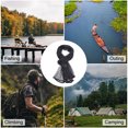 thumbnail image 5 of Uxcell 71"x35" Camouflage Netting Camo Scarf Camo Veil Desert Mesh Scarves for Outdoor Activities Black, 5 of 5