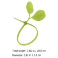 thumbnail image 3 of Miangastore Securing Cables Cable Ties Green Nylon 100Pcs 7.86x0.12x0.12In, 3 of 8