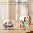 thumbnail image 6 of Acrylic Picture Frame,5x7 Inch Magnetic Photo Scalloped Frames Double Sided Magnet Frames 10+10MM Thickness Clear Picture Frame for Desktop Display, 6 of 7