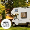 thumbnail image 1 of TAILTOSS 5Pcs Push Button Lock for Motorhome Cabins with Simple Design in Silver, 1 of 7