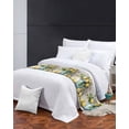 thumbnail image 3 of Xipuska Rustic Lemon Vases Bed Runners for Twin Size Bed, Decorative Bed Throws for Foot of Bed, Vintage Botanical Wooden Bed Runner Sofa Throw Bedding Scarf Protector Slipcover for Bedroom/Hotel, 3 of 6