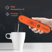 Inkbird Instant Read Meat Thermometer IHT-1P, Waterproof Instant Read Food Probe Thermometer with Backlight and Magnet for Cooking Kitchen BBQ Grill Smoker Deep Fry Candy Liquid