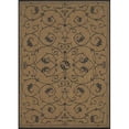 thumbnail image 1 of Couristan Recife Veranda 3-Feet 9-Inch by 5-Feet 5-Inch Rug, Cocoa and Black, 1 of 4