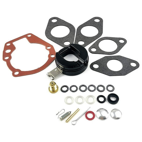 Carb Rebuild Kit 439071 with Float Replaces Johnson Evinrude OMC/ Outboard 3 4 5 5.5 6 7.5 10 15 18 Carburetor