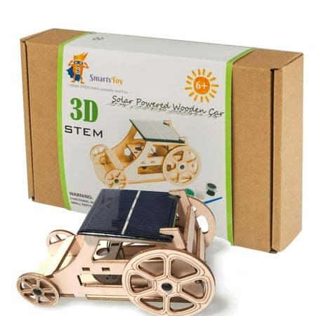 DIY Wooden Model Solar Car Kits to Build – Science Experiment Projects