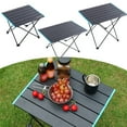 thumbnail image 4 of Mosiee Folding Camping Table Lightweight Portable Outdoor Picnic Aluminium Alloy Table, 4 of 8