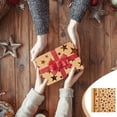 thumbnail image 1 of xihome Rollo de papel de regalo navideño Kraft vintage de 118 x 17 pulgadas, papel decorativo marrn para regalos navideños, 1 of 6