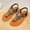 #0209-Black, variant on Women's Beaded Bohemian Flat Sandals, Elastic Ankle Strap Ethnic Footwear, Casual Festival Beach Wear Gift