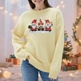 thumbnail image 2 of Christmas Sweater Women Loose Long Sleeve Crew Neck Knit Pullover Sweater Winter Soft Casual Jumper Tops Xmas Holiday Outfits Women Sweaters Fall, 2 of 4