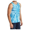 thumbnail image 4 of Mens Cotton Tank Top Tie-Dye Sleeveless Shirt for Sports, Gym, Fitness Multi Color 3X-Large, 4 of 6