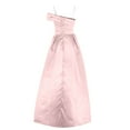 thumbnail image 5 of DailyTrove Women's Strapless Satin Ball Gown, Full Skirt, Formal Event & Prom Wear, Elegant Fit, 5 of 6