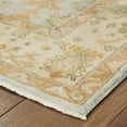 thumbnail image 2 of Oriental Weavers Palace Hand-made Wool Area Rug - 10304 - 9' x 12' - in Blue/ Sand - Vintage Inspired, Hand-Made Wool Rugs, Dining, Living Room Rug, 2 of 2