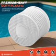 thumbnail image 4 of Cesta para skimmer de piscina Swimables para piscina enterrada compatible con la cesta para skimmer Pentair U-3 y la cesta para piscina Hayward Sp1070 | Peso de latón incorporado | Mango de acero inox, 4 of 8