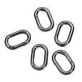 thumbnail image 3 of 5 Piezas Mosquetones de Anillos Ovalados de Resorte Perfecl Clips de Resorte de Metal 1 Pulgada Negro, 3 of 8