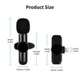 thumbnail image 2 of Toytexx Microphone Cravate Sans Fil avec Récepteur Lightning pour iPhone/iPad - Lot de 2, 2 of 6