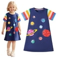 thumbnail image 3 of AJZIOJIRO Niños Pequeños Bebé Verano Vestido de Algodón para Niñas Casual Fiesta Princesa Falda 2-7Y, 3 of 9