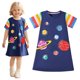 thumbnail image 3 of AJZIOJIRO Niños Pequeños Bebé Verano Vestido de Algodón para Niñas Casual Fiesta Princesa Falda 2-7Y, 3 of 9