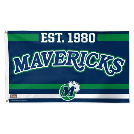 WinCraft Dallas Mavericks 3' x 5' Single-Sided Franchise Establishment Deluxe Flag