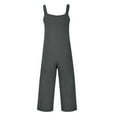 thumbnail image 4 of Nmmued Overalls for Women Loose Fit, Baggy Overalls for Women, Wide Leg Overalls for Women, Casual Jumpsuits for Women, Loose Jumpsuits for Women, Gray 3XL, 4 of 5
