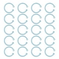 thumbnail image 3 of 40 Pcs Anneaux de Reliure Multifonctions Multiples Couleurs Trou Rond Feuille en Vrac Papier Anneaux Simplesbleu, 3 of 8
