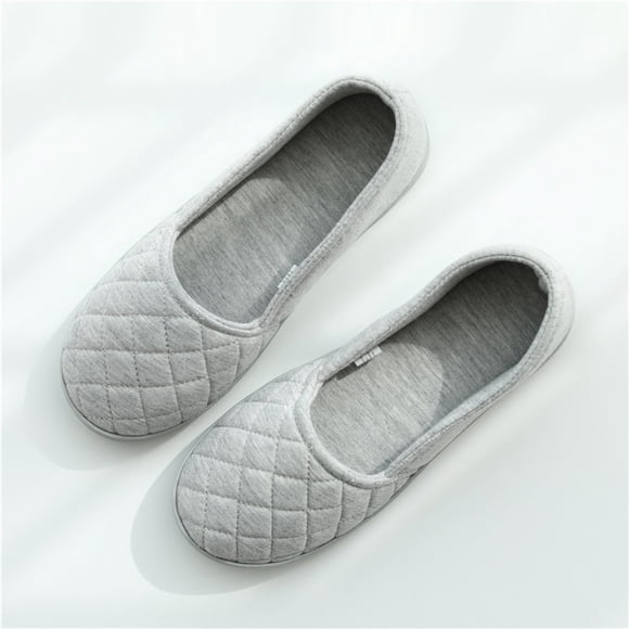 Zapatos de confinamiento LYD, zapatillas de algodón para el hogar de suela gruesa, zapatillas de maternidad transpirables para interiores posparto LYD Zapatos de confinamiento