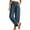 Navy, variant on Oksale Barrel Pants Women Petite Trendy Cuffed Hem Elastic Waisted Summer Pants Casual Loose Wide Leg Pants with Patch Pockets 2026 Brown S