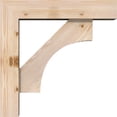 thumbnail image 3 of Ekena Millwork 5 1/2"W x 22"D x 22"H Westlake Block Smooth Bracket w/ Offset Brace, Douglas Fir, 3 of 25
