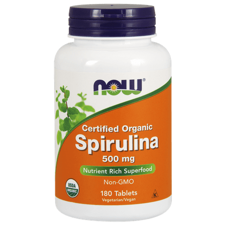 Best NOW ORGANIC SPIRULINA 500 mg 180 TABS deal