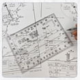 thumbnail image 3 of Protractor Coordinate Scale Map Clear Reading and Land Navigations Topographical Map Scale for Engineering, 3 of 11