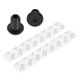 thumbnail image 1 of Tapones de plástico para manillar de bicicleta, accesorios de ciclismo seguros, tapas negras para extremos de manillar de bicicleta, 1 of 8