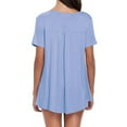 thumbnail image 4 of Conjunto de ropa de dormir de mujer Sexy con cuello en V Top Shorts camisón de dormir, verde, M tholdsy AP001530-12, 4 of 5
