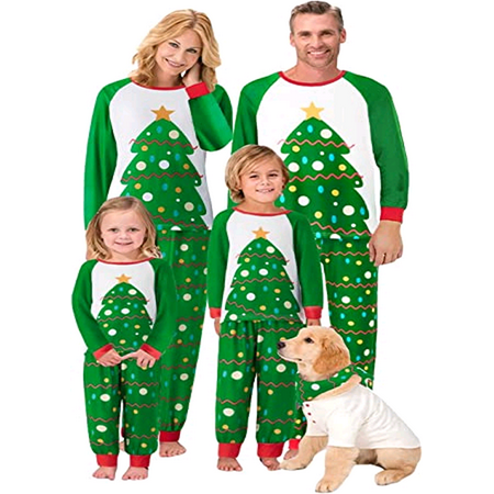 

Christmas Family Matching Pajamas Women Jammies Men Clothes Sleepwear Long Sleeve Pjs