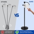 thumbnail image 2 of czcpp-Toilet Paper Holder Stand, Toilet Paper Stand with Stable Weighted Base, Large Capacity Black Toilet Paper Holder Stand with Storage, Spiral Assembled Toilet Paper Holder Free Standing Without, 2 of 4