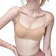 thumbnail image 2 of dinapents Seamless Wireless Bra for Women Skin Tone Invisible T-Shirt Bra with Adjustable Straps Bras for Daily Wear, 2 of 5