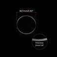 thumbnail image 2 of Uxcell 2pcs 21mmx2mm High Transmittance Watch Crystal Lens Glass Round Flat Mineral, 2 of 7