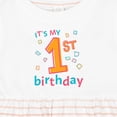 thumbnail image 4 of Inktastic It's My First Birthday Girls Baby Dress, 4 of 5