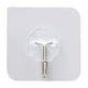 thumbnail image 1 of Paquete de 24 ganchos adhesivos de 33 libras (máx.), ganchos adhesivos removibles reutilizables transparentes para colgar, se pueden usar ganchos de pared para colgar, 1 of 5