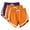 R-Orange, variant on Fengactive Womens Dolphin Hem Shorts Elastic Drawstring Waist Contrast Piping Side Pockets Sporty Lounge Sleepwear Bottoms
