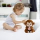 thumbnail image 5 of Muñeco de peluche colgante de mono de melocotón de 22 cm (8,7 pulgadas) para niños y niñas. Ideal como regalo de cumpleaños o para relajarse durante el sueño., 5 of 6