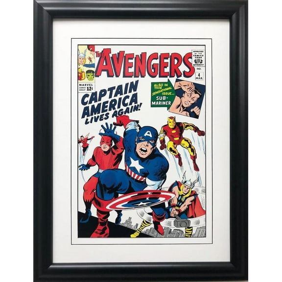 Marvel "The Avengers" # 4 Framed Comic Book Poster Generic