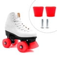 thumbnail image 4 of 2x Inline Skates Roller Brakes Block Non-Slip Stopper Red Red, 4 of 9