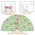 thumbnail image 4 of Lsque Spring Gnomes Print Christmas Tree Skirt, Tree Skirt with Ties or Velcro, Perfect for Holiday Decorations, Halloween, and New Year-30", 4 of 7