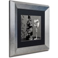 thumbnail image 2 of Trademark Fine Art "Vin Elegant II" Canvas Art by Color Bakery Black Matte, Silver Frame, 2 of 4
