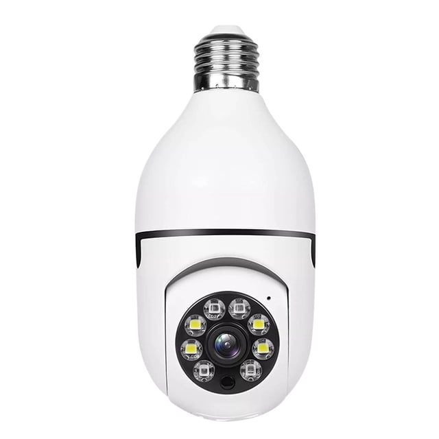 Cámara con Bombilla Meser 2.4GHz Wifi 1080P E27 Seguridad 360 grados