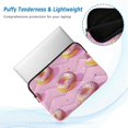thumbnail image 2 of FORMRS 13"-13.3" Laptop Sleeve Protective Case Soft Carrying Quilted Computer Bag Cover, Cartoon Doughnuts, 2 of 7
