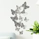 thumbnail image 2 of Fiudx Liquidación de ahorros de verano 12 piezas de pegatinas de pared huecas con textura de metal, 2 of 6