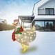 thumbnail image 1 of Pollo con bufanda, día festivo, patio al aire libre, arte, decorativa, adornos navideños, s de pollo para césped, jardín al - L L Baoblaze Figuras decorativas de patio, 1 of 7