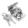 thumbnail image 4 of GETAJGHSD 1Set File Cabinet Lock for Home Use in Silver and Square Shape, 4 of 7