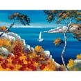 thumbnail image 3 of Keiflin, Roger 24x19 Black Modern Framed Museum Art Print Titled - Promenade vers les calanques, 3 of 5