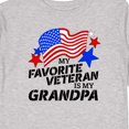 thumbnail image 4 of Inktastic My Favorite Veteran is My Grandpa Boys or Girls Long Sleeve Toddler T-Shirt, 4 of 5